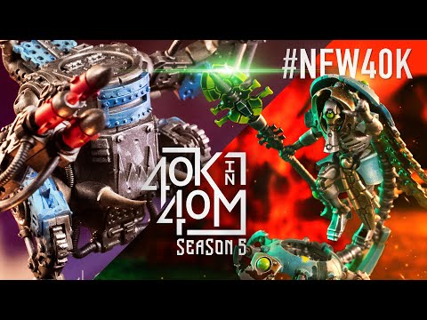 Orks vs Necrons 2000 pt battle in #new40k in 40 minutes.