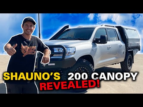 CHOPPED 200 LANDCRUISER CANOPY BUILD! What Shauno did differently this time - 200 Build Ep 2