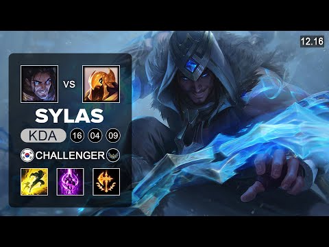 Showmaker Sylas vs Azir Mid - KR Challenger - Patch 12.16 Season 12
