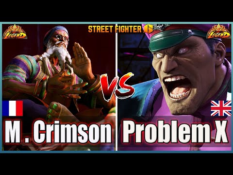 Street Fighter 6 🔥Mister Crimson (DHALSIM)  Vs  Problem X (M Bison) 🔥Best Room Match
