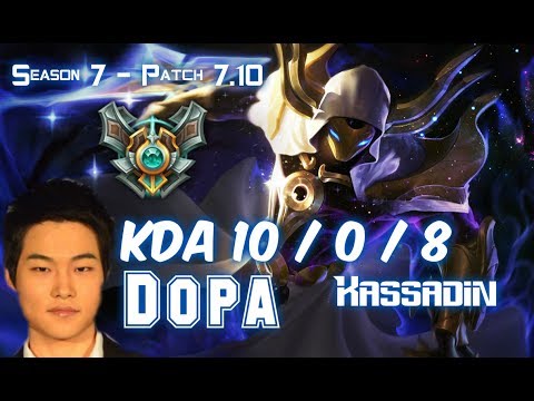 Dopa KASSADIN vs EKKO Mid - Patch 7.10 KR Ranked