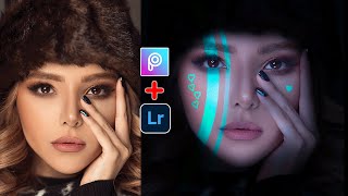 How to Edit Neon Light Effect in Picsart | Neon Glowing Effect| Picsart Mobile