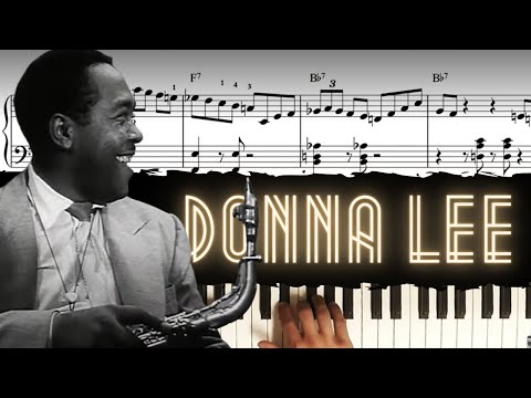 Donna Lee - Solo Piano Arrangement │Jazz Piano Lesson #39
