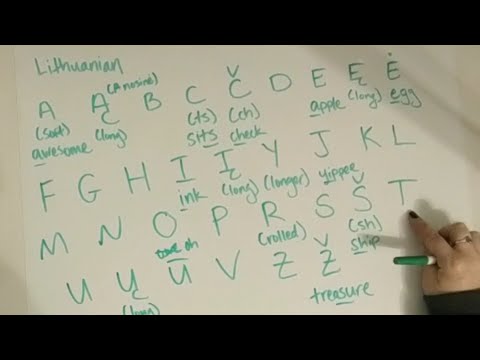 ASMR ~ Soft Spoken Lithuanian Language Lesson