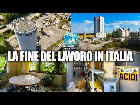 IL LAVORO IN ITALIA CHE SCOMPARE: COLOSSALE FABBRICA ABBANDONATA DA UN GRUPPO SVIZZERO NEL 2013!