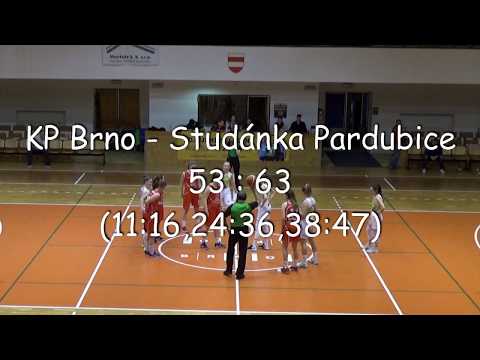 2018 0225 Basket U17 Extraliga U17 KP Brno - Studánka Pardubice