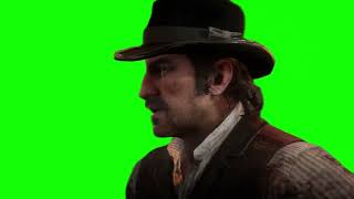 Dutch van der Linde "we just need money" Red Dead Redemption 2 green screen
