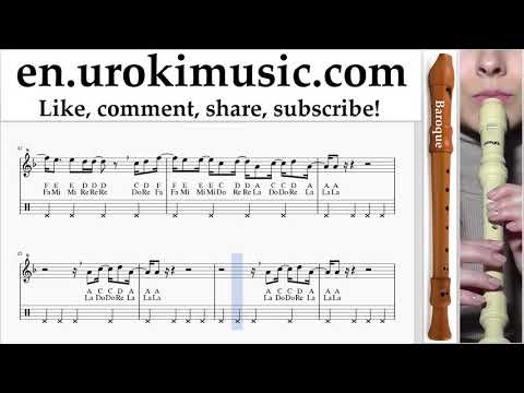 Recorder lessons (B.) Childish Gambino - Feels Like Summer Sheet Music Tutorial um-i352