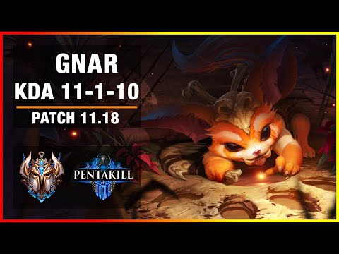 Gnar vs Fiora - Challenger EUW - Patch 11.18