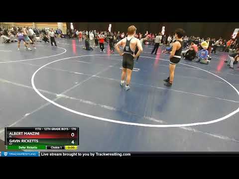 170 Lbs Champ. Round 1 - Albert Manzini, FL Vs Gavin Ricketts, KY 4fdb