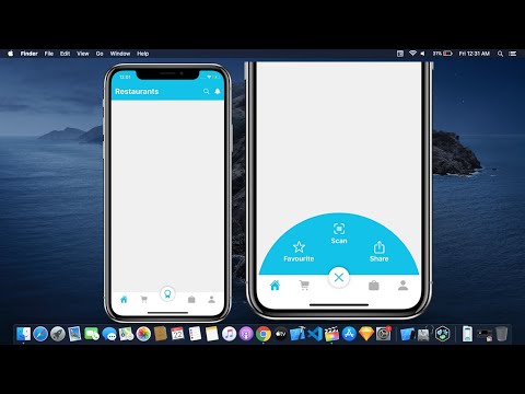 Custom Tab Bar Using SwiftUI - Tab Bar With Curved Menu Using SwiftUI - SwiftUI Tutorials