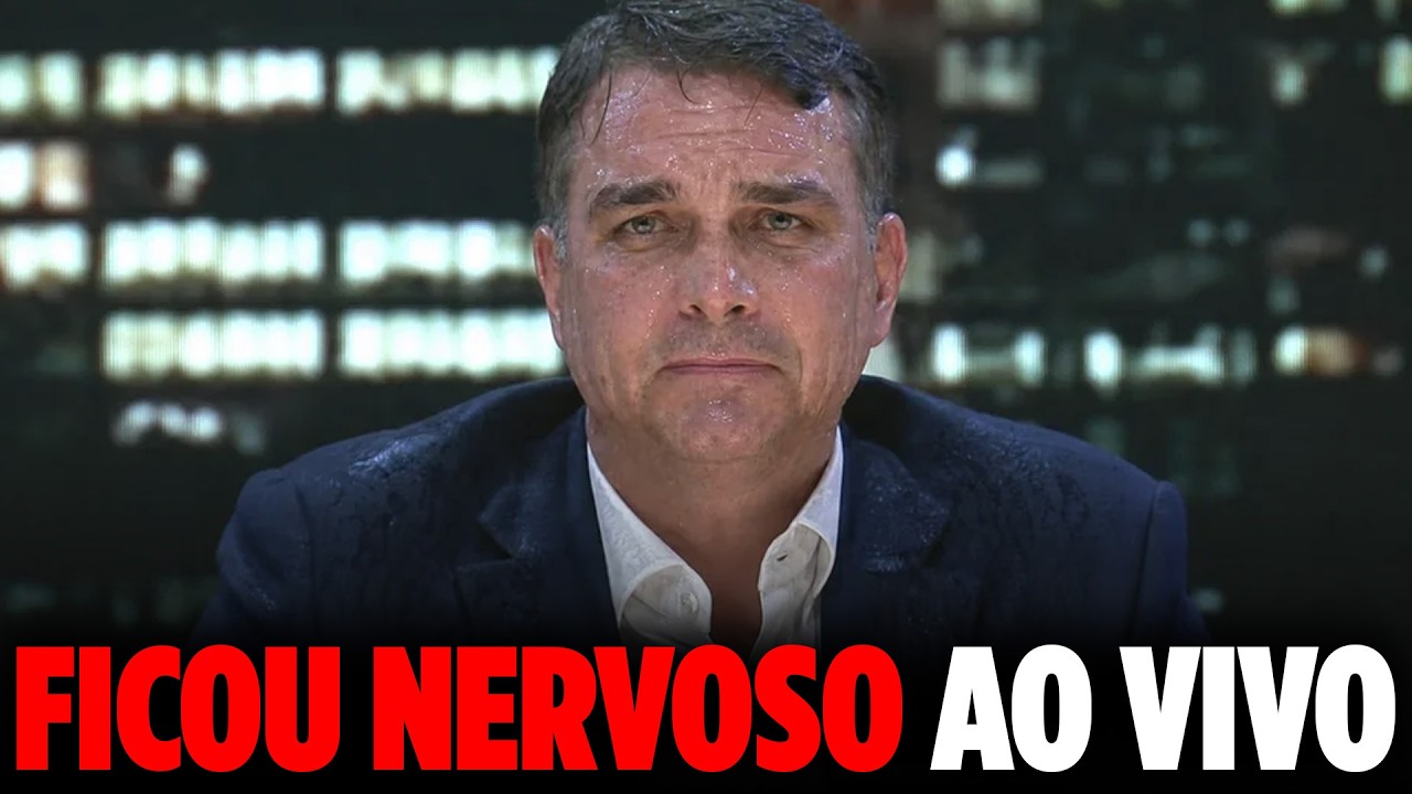 FLÁVIO NÃO AGUENTOU A PRESSÃO DOS JORNALISTAS