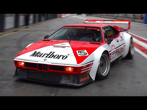 Onboard Niki Lauda's BMW M1 Procar with Unrestricted Exhaust on track *9,000rpm Incredible Sound*