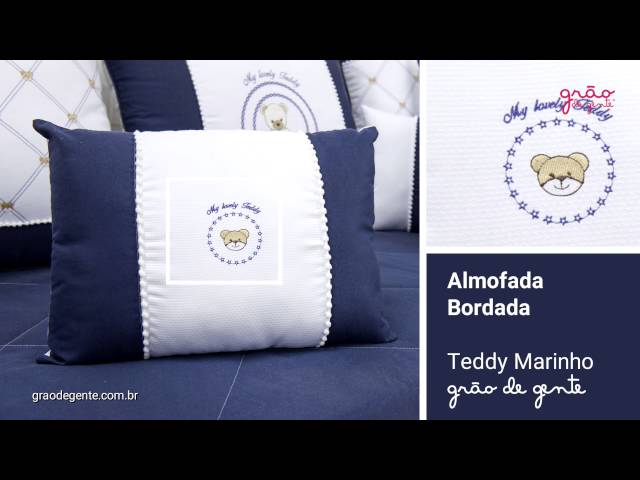 Almofada Retangular Teddy Marinho | Ref: 51244
