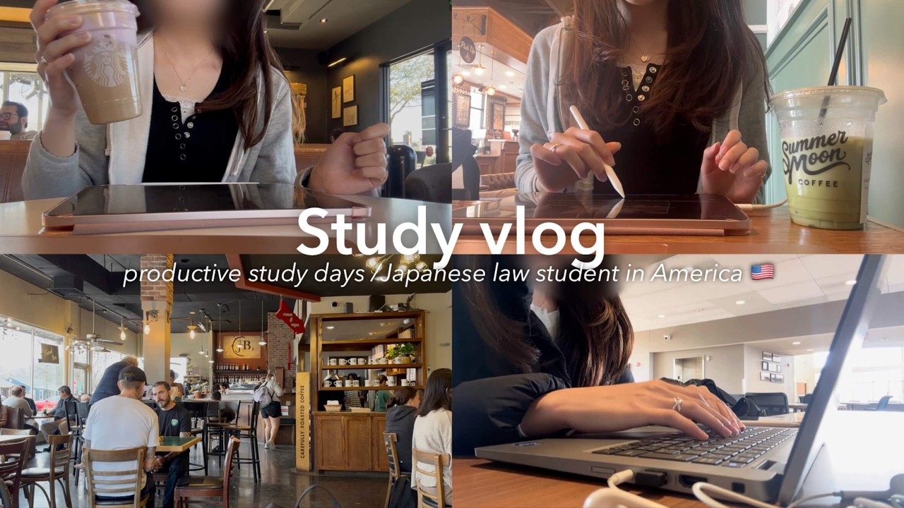 sub)study vlog 🏫大学5年法学部生の日常| 進路の話, USCPA, studying every day, law student, my productive week