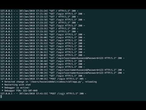 Flask 7 Using Forms in Flask