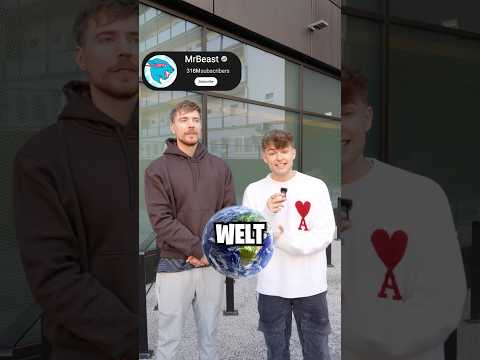 MrBeast lernt deutsch von mir 🇩🇪😂 | Lewinray #shorts