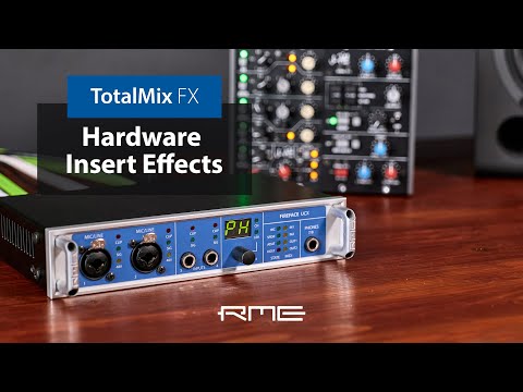 Route and Mix Hardware Insert Effects in TotalMix FX