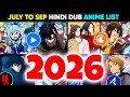 Upcoming Hindi Dub Anime Of Summer 2026 New 10 Hindi Dubbed Anime Crunchyroll