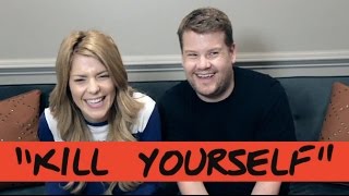 READING MEAN COMMENTS w/ JAMES CORDEN // Grace Helbig
