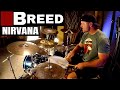 Nirvana - Breed Drum Cover (🎧High Quality Audio)