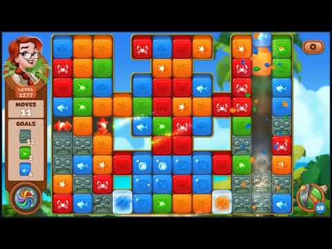 Lost Island Blast Adventure Level 1277 - NO BOOSTERS 🏝️ | SKILLGAMING ✔️