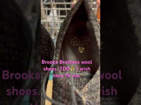 #brooksbrothers wool shoes. Like new. 7.00 💰#thrift #shoppinghaul #thriftstorefinds #shoes #shop