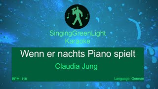 Claudia Jung - Wenn er nachts Piano spielt - Karaoke Version | SGL 147