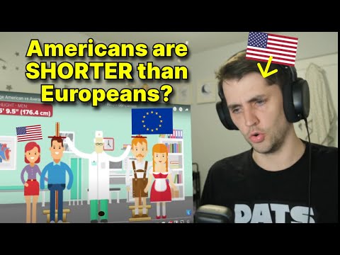 American reacts to Average American vs Average European - How Do They Compare