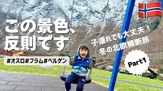 【子連れ北欧旅】絶景×鉄道×フィヨルド!冬のノルウェー横断してみた