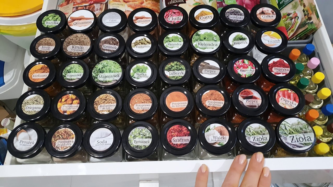 Vlog - metamorfoza półki na przyprawy PRZED i PO