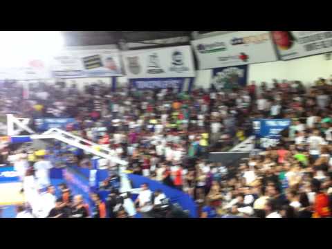 Final Sul Americana 2014 - Aquecimento do Bauru Basquete