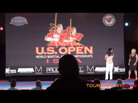 Anna Kondar vs Chelsey Nash Women's Overall Sparring Grand Championships at The 2014 US Open ISKA Wo