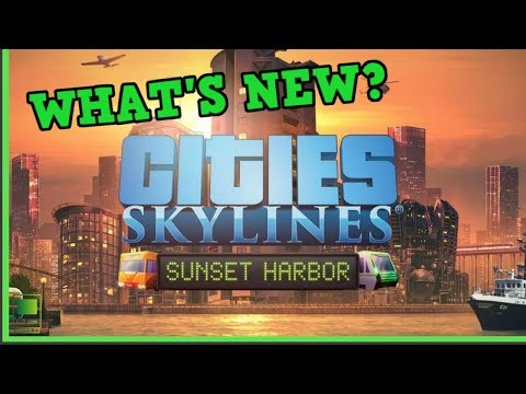 Everything New in Cities: Skylines Sunset Harbor 🚤 🐟
