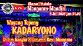 Download lagu Live ‼️ Wayang Topeng KADARYONO | Selamatam Desa Mangaran mp3