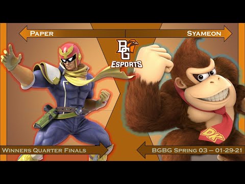 [05] BGBG Spring 03 - Paper (Captain Falcon) vs Syameon (Donkey Kong) - Winners Quarter Finals