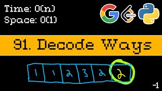 YouTube video 'Decode Ways - Leetcode 91 - Blind 75 Explained - Dynamic Programming - Python'