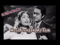 Meri Neendon Me Tum Karaoke With Female Voice Lower Scale