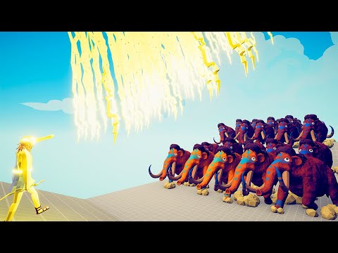 ULTIMATE ZEUS GOD vs 100 EVERY UNITS #1 - Totally Accurate Battle Simulator | TABS