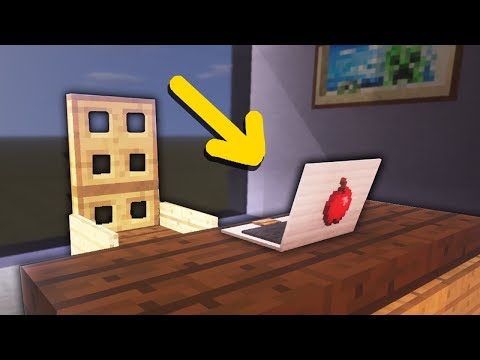 САМАЯ ЛУЧШАЯ ОФИСНАЯ ДЕКОРАЦИЯ В МАЙНКРАФТЕ! РЕАЛИСТИЧНЫЙ НОУТБУК В MINECRAFT БЕЗ МОДОВ