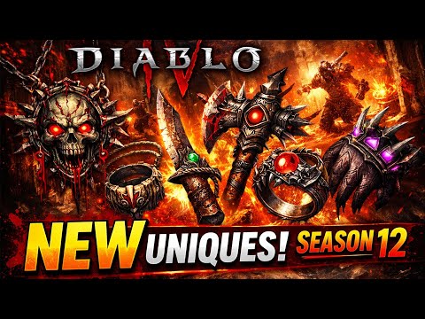 Diablo 4 PTR Season 12 – ALL New Uniques Explained | Best & Worst Items