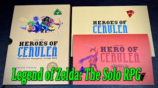 Heroes of Cerulea - The Legend of Zelda Solo RPG - Review