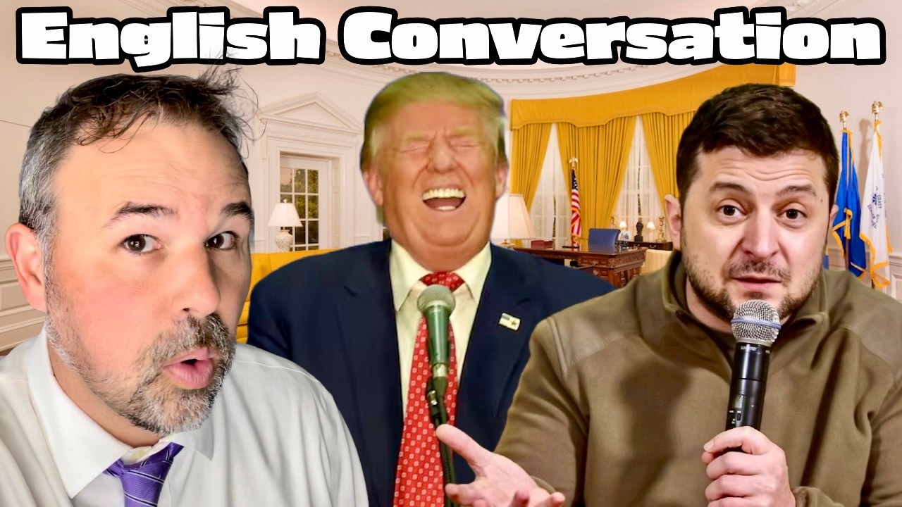 Zelensky's English Isn't Good Enough / English for IELTS and TOEFL