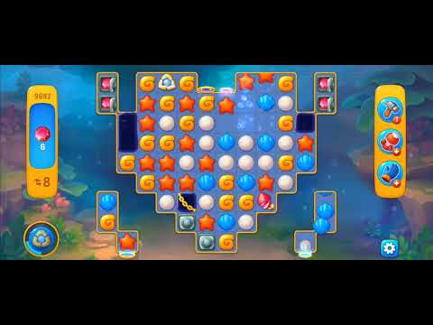 Fishdom Easy Level 9692 (with ingame lightning and firecracker boosters) @choraelmin