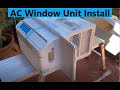 Window AC Unit Install - Midea 12,000 BTU (MAW12HV1CWT)