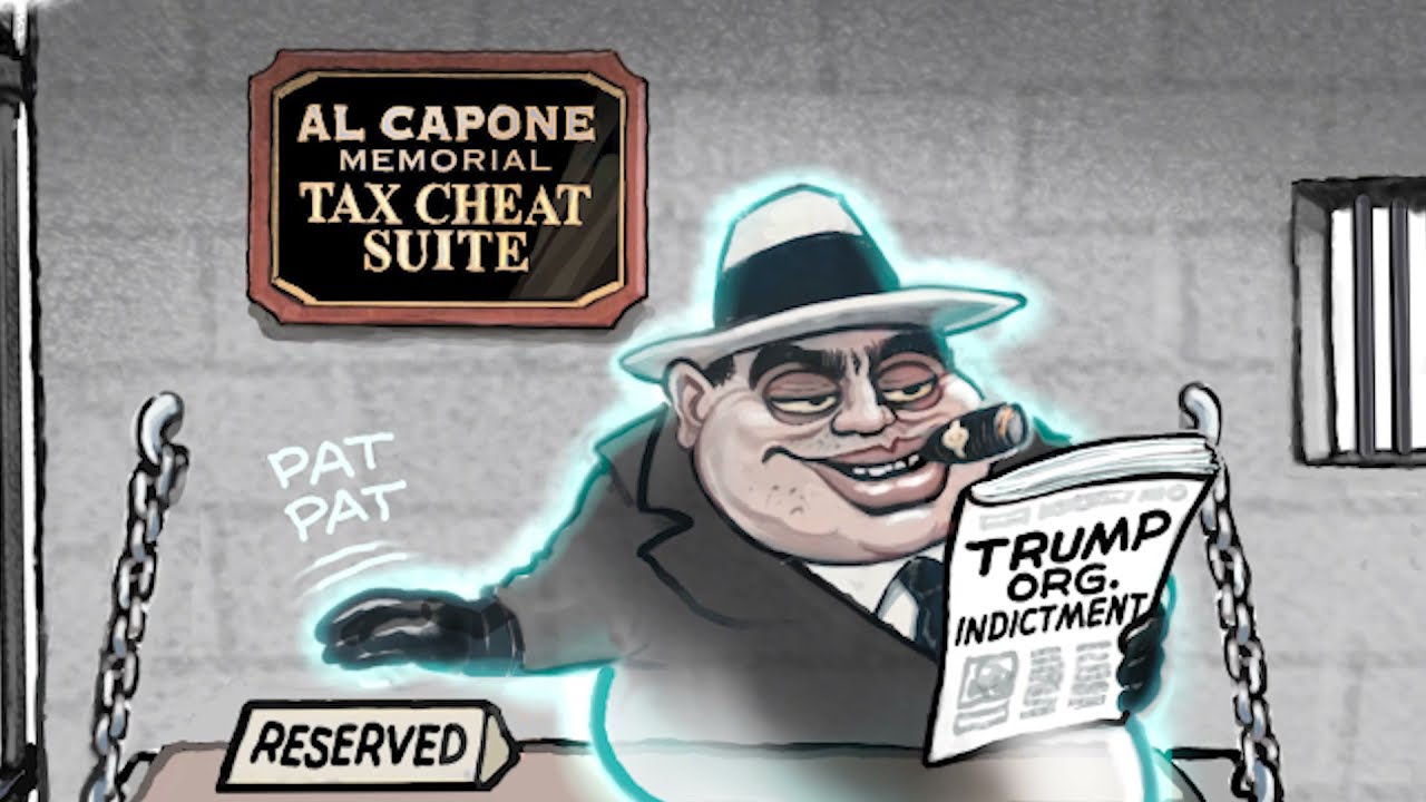 5 brutally funny cartoons about the Trump Organization indictment - YouTube