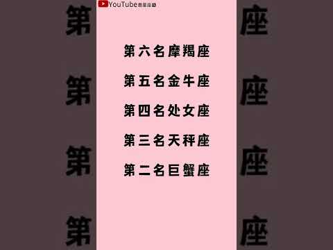 十二星座哪个最凶