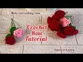 How To Crochet Rose Flower Tutorial Beginner Friendly Real Looking Roses Crochet Crochetrose