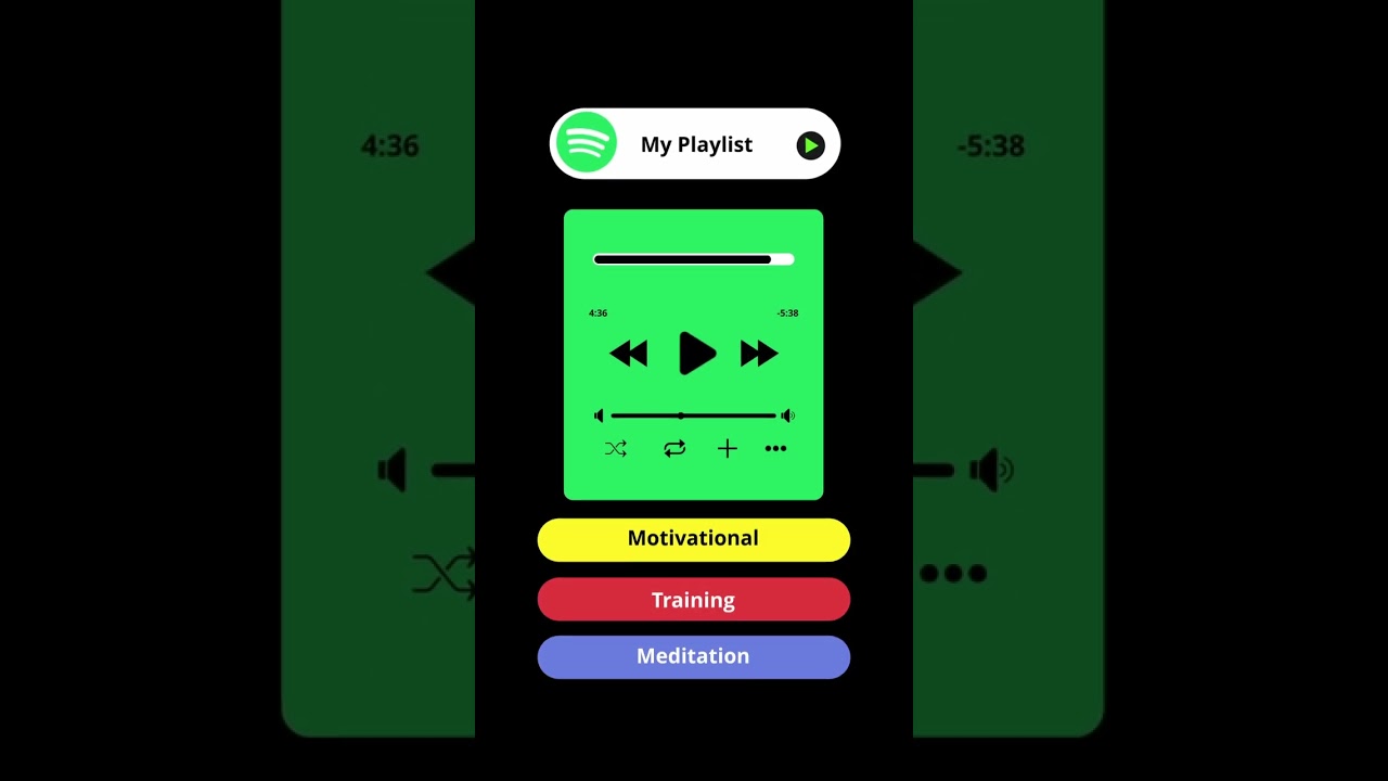 Spotify UI animation  #davinciresolve  #effect #tutorial #animation