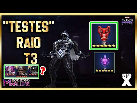 RAIO NEGRO T3 DANDO HIT KILL? - Marvel Future Fight